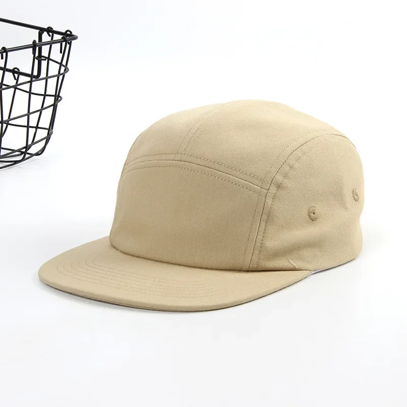 New Washed Cotton 5 Panel Pure Color Baseball Cap Designer Cap Men Snapback Caps Bone Skateboard Hip Hop Women Hat 5