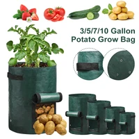 Home Thickened Potato Grow Bag PE Vegetable Grow Bags Home Garden Supplies Vegetable Onion Plant Bag Outdoor Garden Pots 1