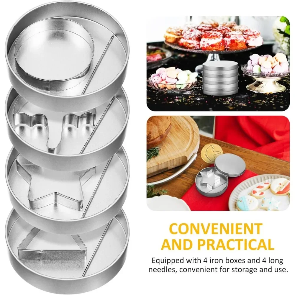 4pcs/set Squid Sugar Cookie Cutter Multifunction Interesting Korean Cookies Game Tools Perfect Gift Party Candy Game Molds cookie cutter cookie mould cookie printing mold baking mold cookie maker press kit
