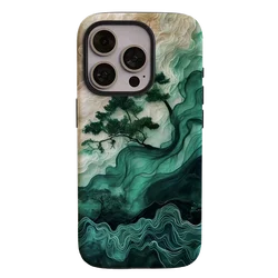 Dual - Layer Scenic Landscape Phone Case Cover for OPPO find x6 (Jing003)