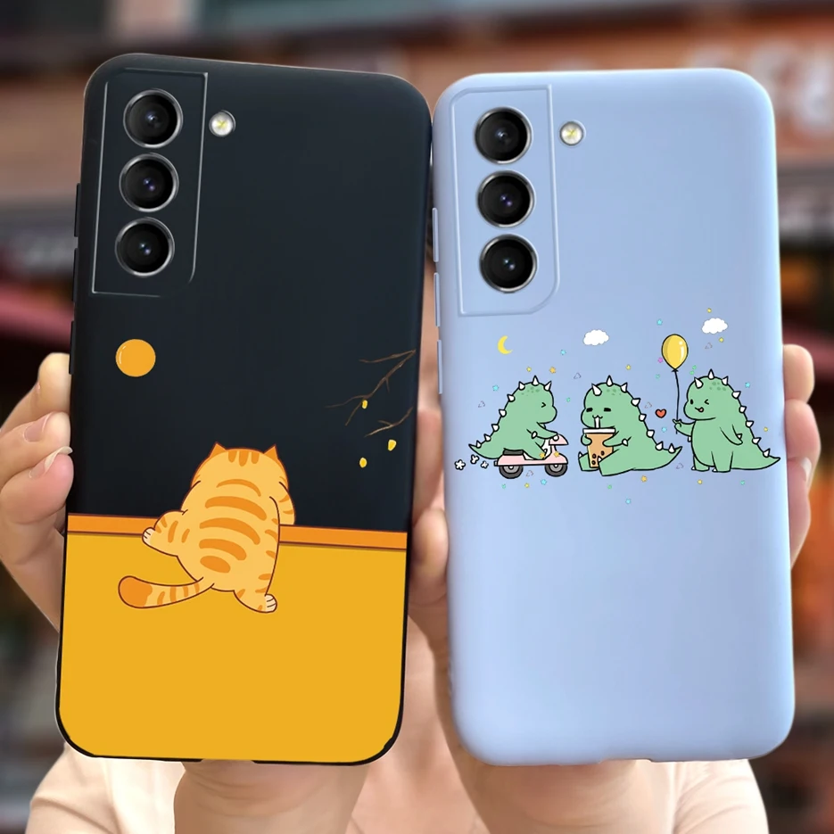 Cute Astronauts Cartoon Soft TPU Phone Case - Stylish Protective Back Cover