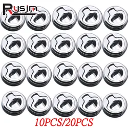 RV Accessories Stainless Steel Marine Hatch Locking Locker Boat Flush Pull Hatch Slam Latches 10Pieces/20Pieces Round Deck Lock
