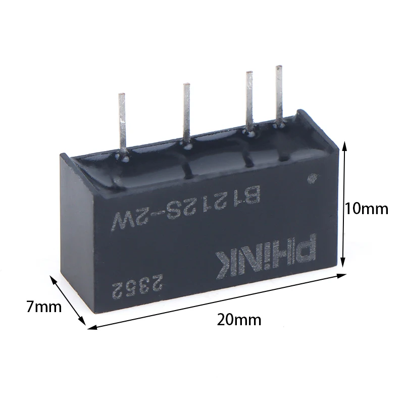 블랙 B1212S-2W B1212S-2WR2/R3 12V  12V DC-DC 절연 전원 모듈, 단락 보호 전자 액세서리