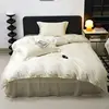 600TC Lyocell Bamboo Fiber Silky Cool Feeling Sleeping Naked Bedding Set 19 Color Designs Duvet Cover Bed Sheet Set Pillowcases 2