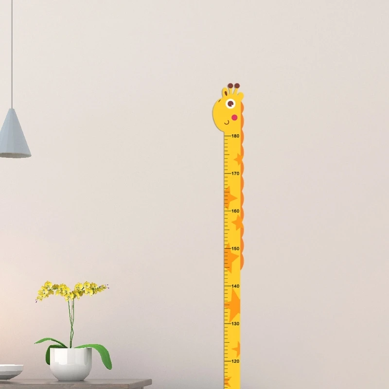 Height Growth Sticker Kids Room Measuring Ruler Decal
