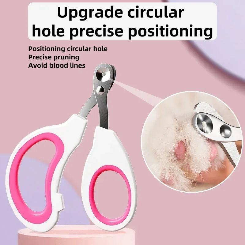 NEW Pets Professional For Small Cat Dog Stainless Steel Puppy Claws Cutter Pet Nail Grooming Clippers Trimmer_voghion.com