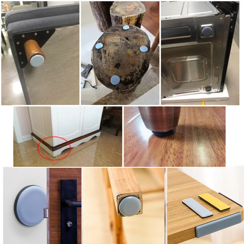 Scivoli Autoadesivi Per Mobili URHRHU - 18 Pezzi In Teflon, 70x19 Mm, Per Sedie, Tavoli, Divani, Facili Da Applicare E Antiscivolo