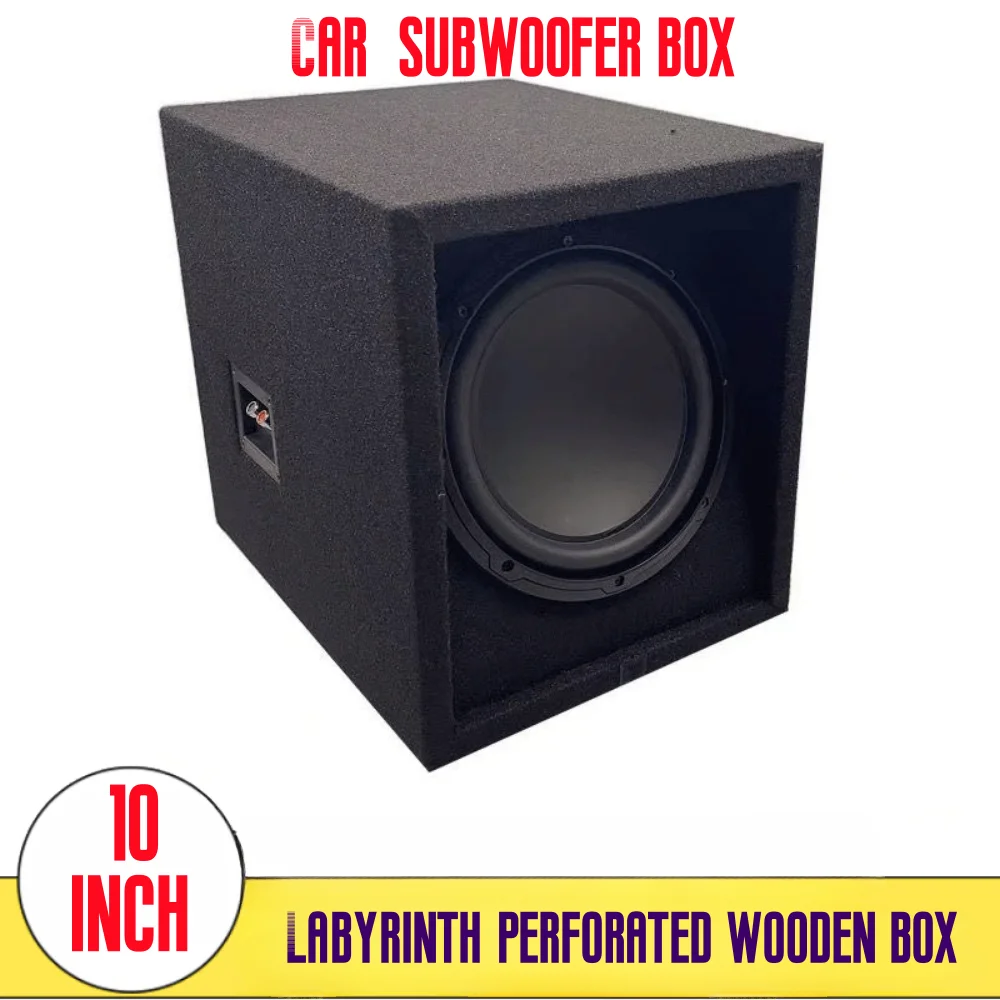 Modifica Audio Per Auto Fai-Da-Te, Guscio Per Altoparlanti Perforati Labirinto, Scatola Subwoofer Per Auto Da 10 Pollici, Adatta Per Jl /Lockford Fosg
