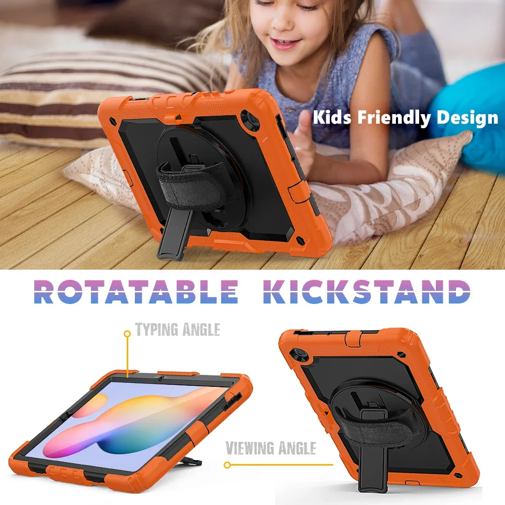 Enhanced Tablet Cover with Screen Protector and Handle Belt