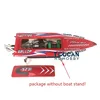 E25 Fiber Glass Red Electric Racing PNP RC Boat W/ Motor Servo ESC W/O Battery 75km/h Adult Toys as Gift TH02627-SMT8 4