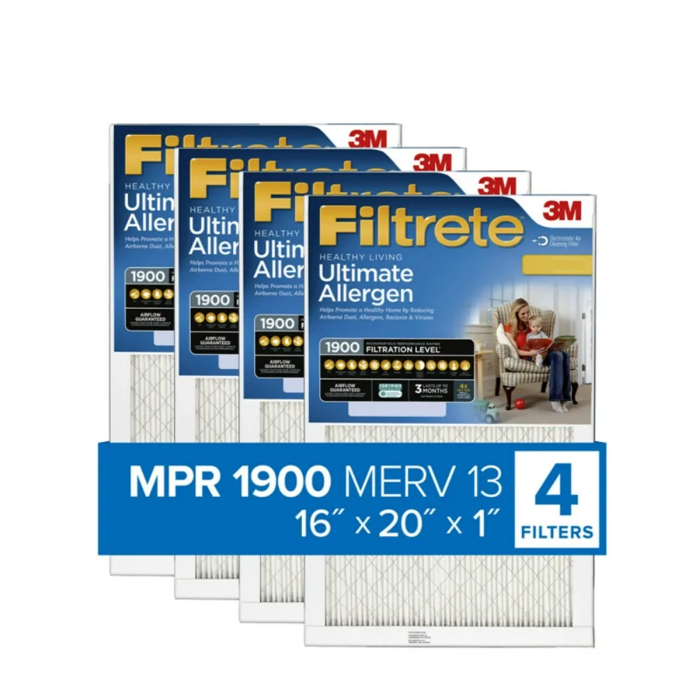 

Filtrete by 3M 16x20x1 MERV 13, снижение аллергенов HVAC воздушный фильтр печи 1900 MPR 4, фильтры, детали воздухоочистителя