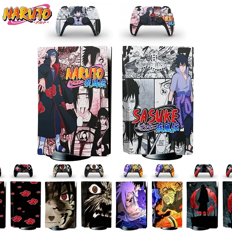 Наклейка в виде диска Naruto PS5, защитная пленка для контроллеров консоли привода, Akatsuki Itachi