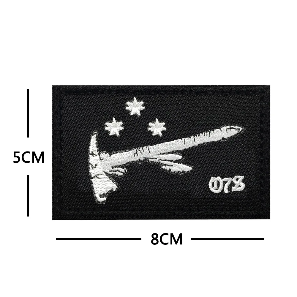 Black Beard Patches: Limited Edition Chevron Skeleton Finger Badges Collection