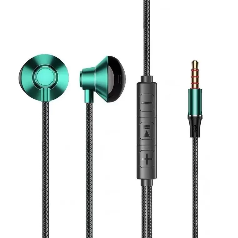 Enhanced Stereo In-Ear Headphones with Microphone and 7.1 Surround Sound