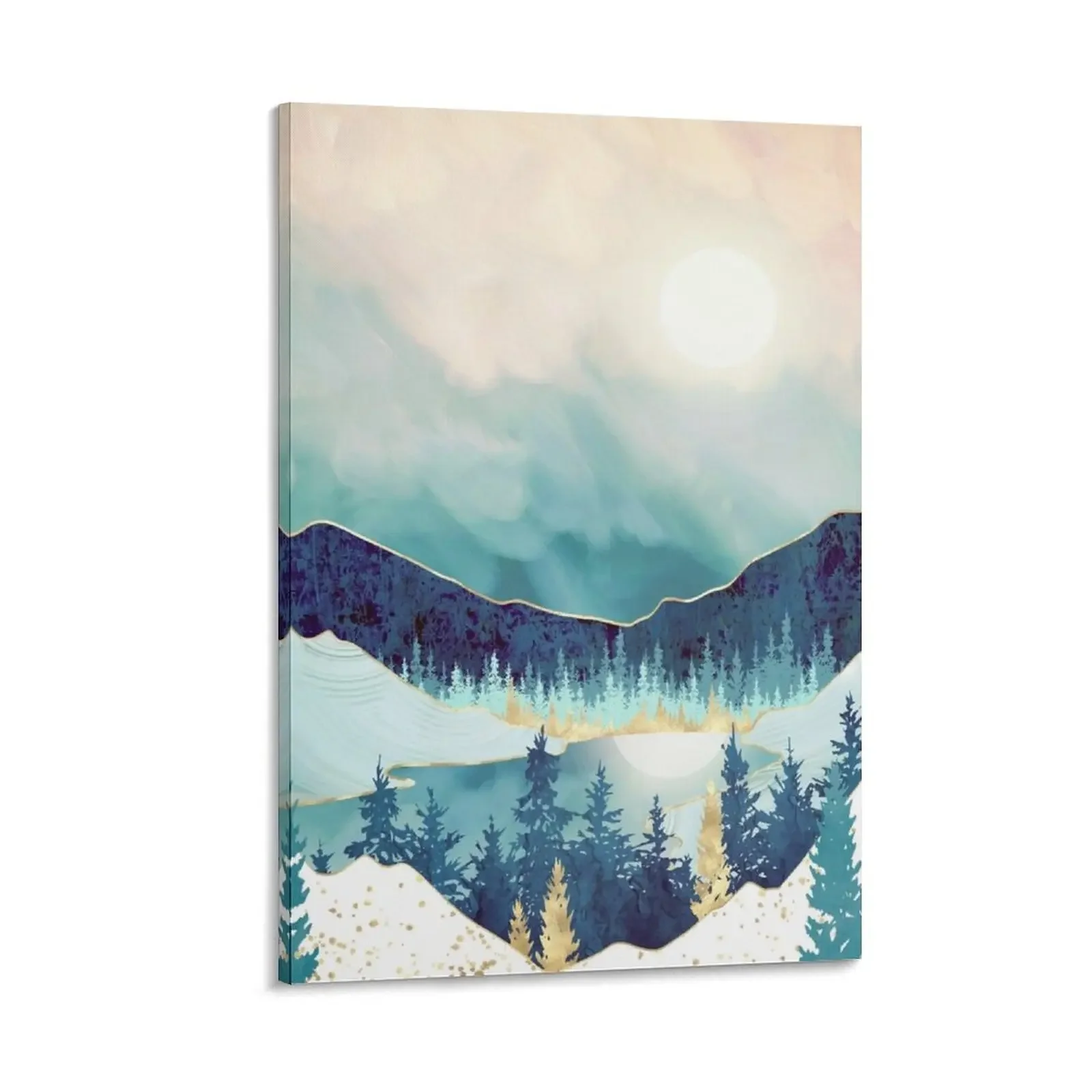 

Sky Reflection Canvas Painting Wall posters room decorations poster anime