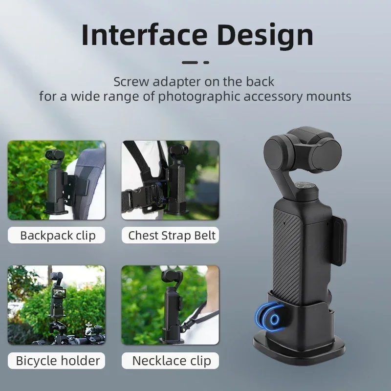 อะแดปเตอร์ฐานขยายสําหรับ DJI Osmo Pocket 3, Mount Shell ผู้ถือ