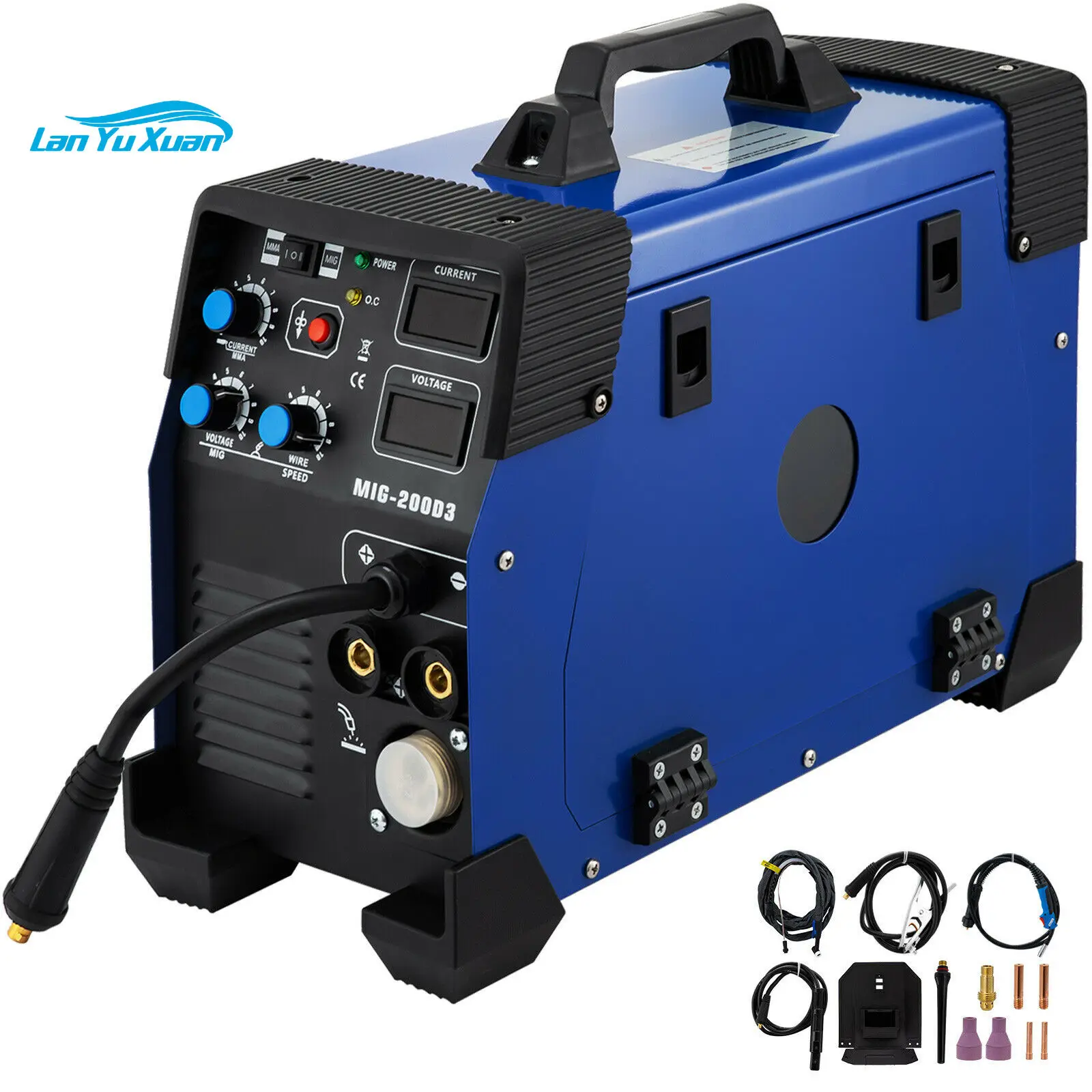 Sihao 3 In1 5 In1 Mig / Mag/Tig, Saldatrice Inverter Flux / Mma Saldatrice Combinata 200Amp Saldatrice A Punti