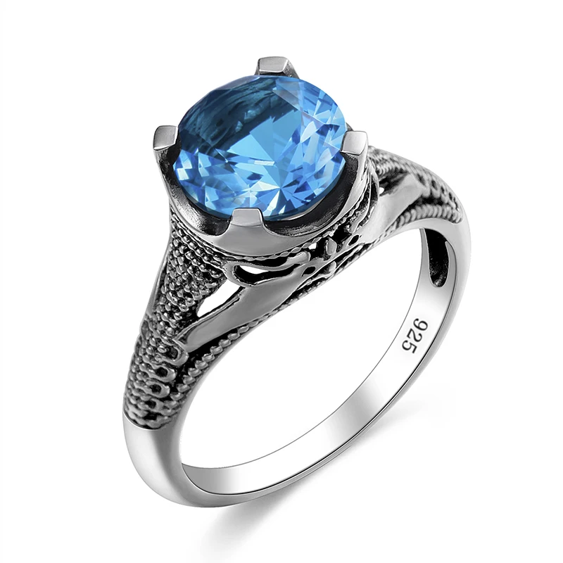 Blue Topaz Ring