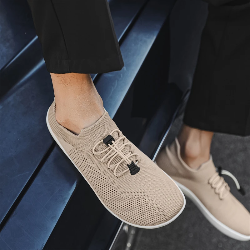 Atmungsaktive Barfußschuhe Aus Mesh Für Herren Mit Breiter Zehenbox_voghion.com