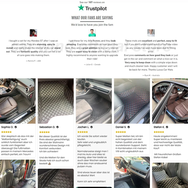 Auto Fußmatten für Hyundai Elantra 2012 ~ 2017 Drops hipping Center Innen  zubehör fit Leder teppiche Teppiche Fuß polster - AliExpress