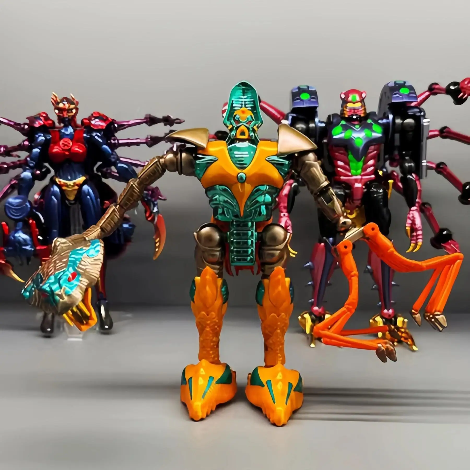 

14cm Ta Super Warriors Transart Toys Bwm-13 Fast Blade Beastman Toy Doll Robot King Kong Anime Figure Model Kids Birthday Gift