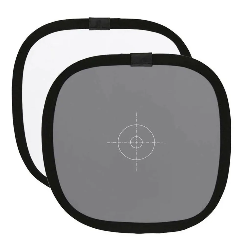 2in1 Grey White Balance Card 12'' 30cm 18 White Balance Card Mini Gray Card Photographic