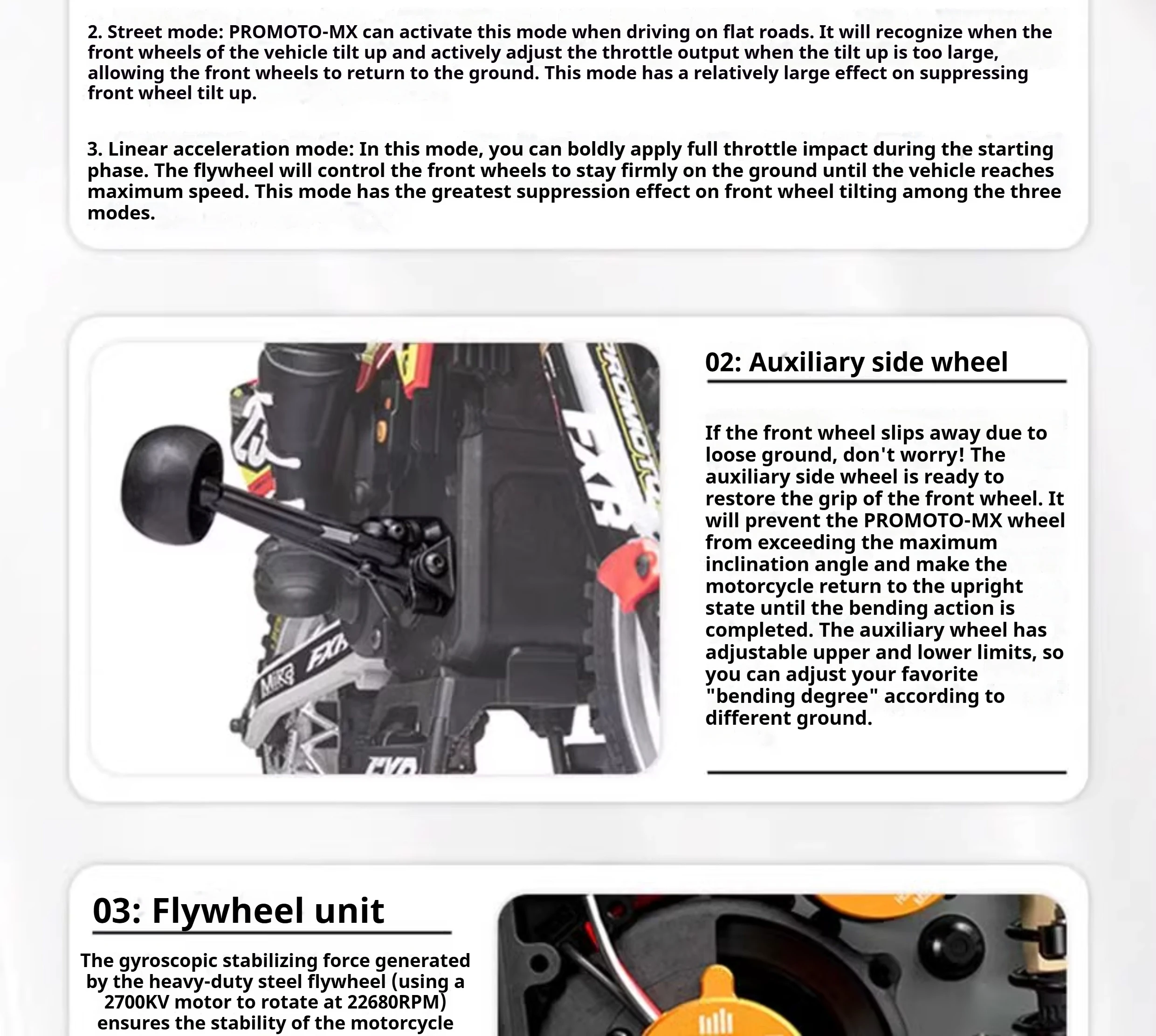 Coche modelo RC Losi 1/4 Promoto MX motocicleta de control remoto carreras todoterreno sin escobillas RTR