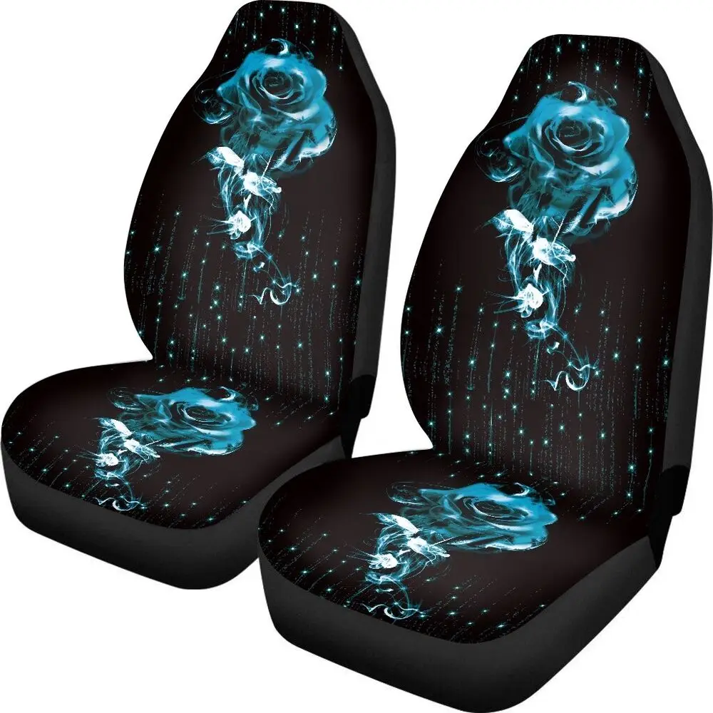 

Car Seat Covers Flower Design Cool Vehicle Accessories Front Seat Cover