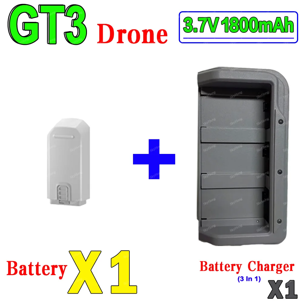 Enhanced Drone Battery 3.7V 1800mAh - High-Capacity Replacement Accessory