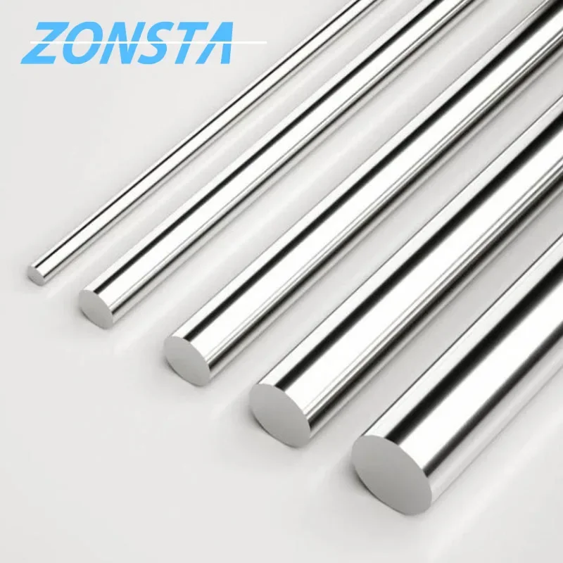 304 Stainless Steel Rod Dia 3/4/4.5/5/5.5/6/6.5mm CNC Solid Round Shaft Rod Bars 100/200/300/400/500mm for DIY Craft Model Car linear shaft rod,steel round rod