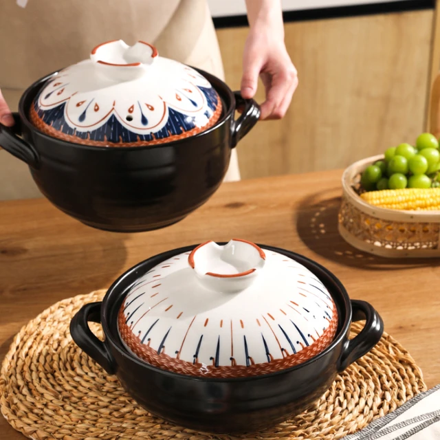 Japanese Clay Pots Cooking  Casserole Ceramic Soup Cooking - Gas Casserole  Ceramic - Aliexpress