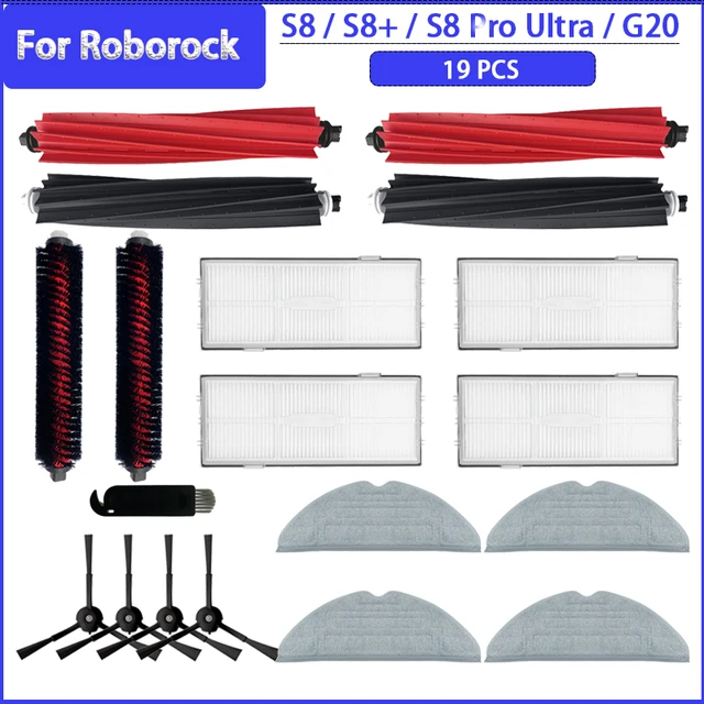 Vacuum Cleaner Side Brush Replacement Accessories For Roborock S8 Pro Ultra  S8/S8+ G20 - AliExpress