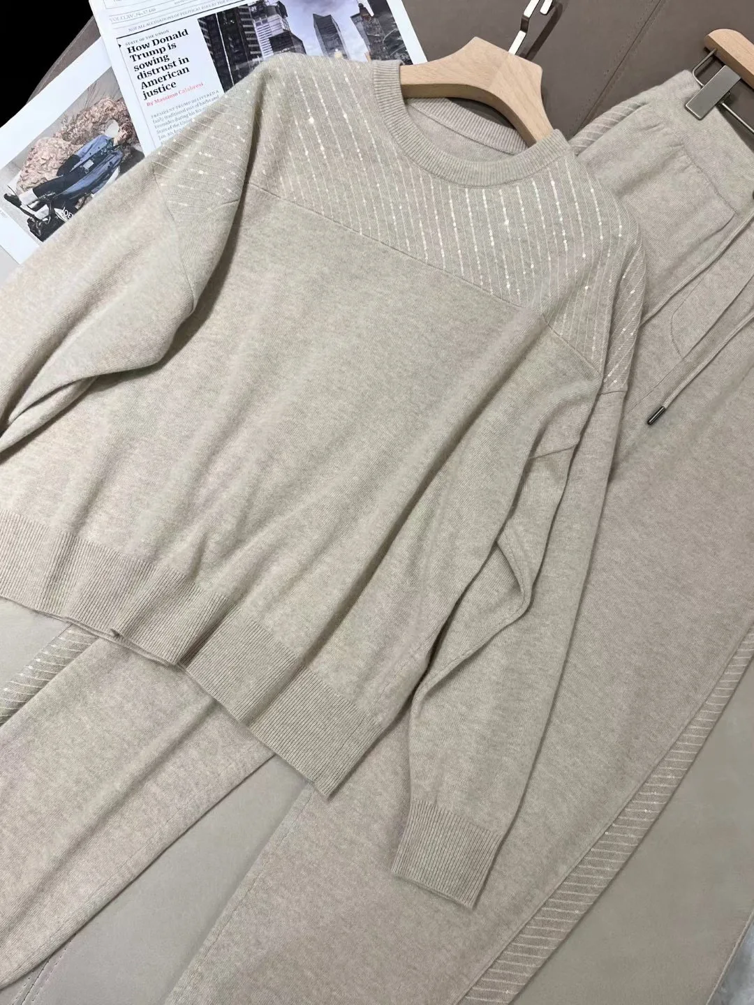 Рисунок 3 - 100% кашемировый Блестящий Повседневный