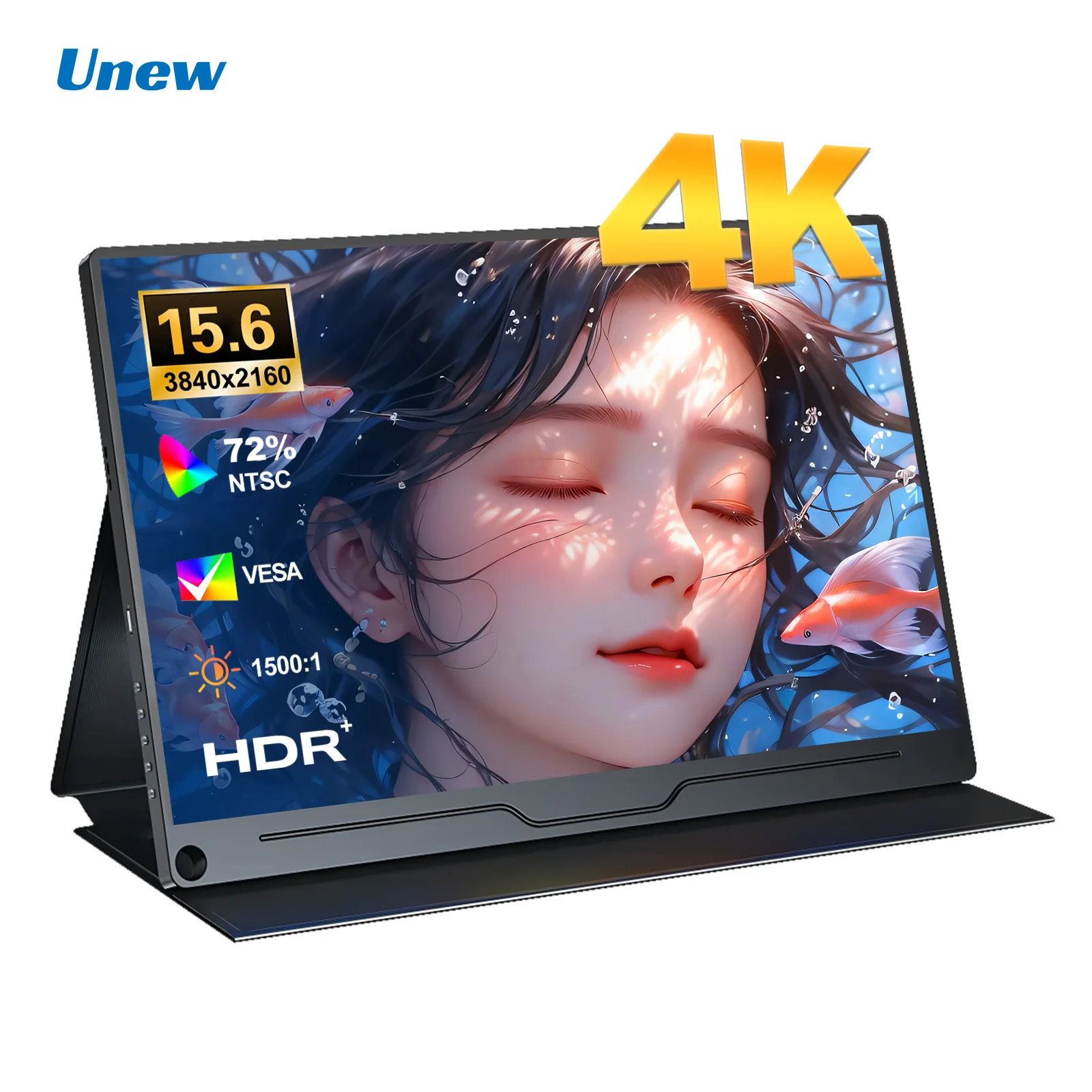 15.6 inch 4K UHD Gaming Portable Monitor for PC Screen