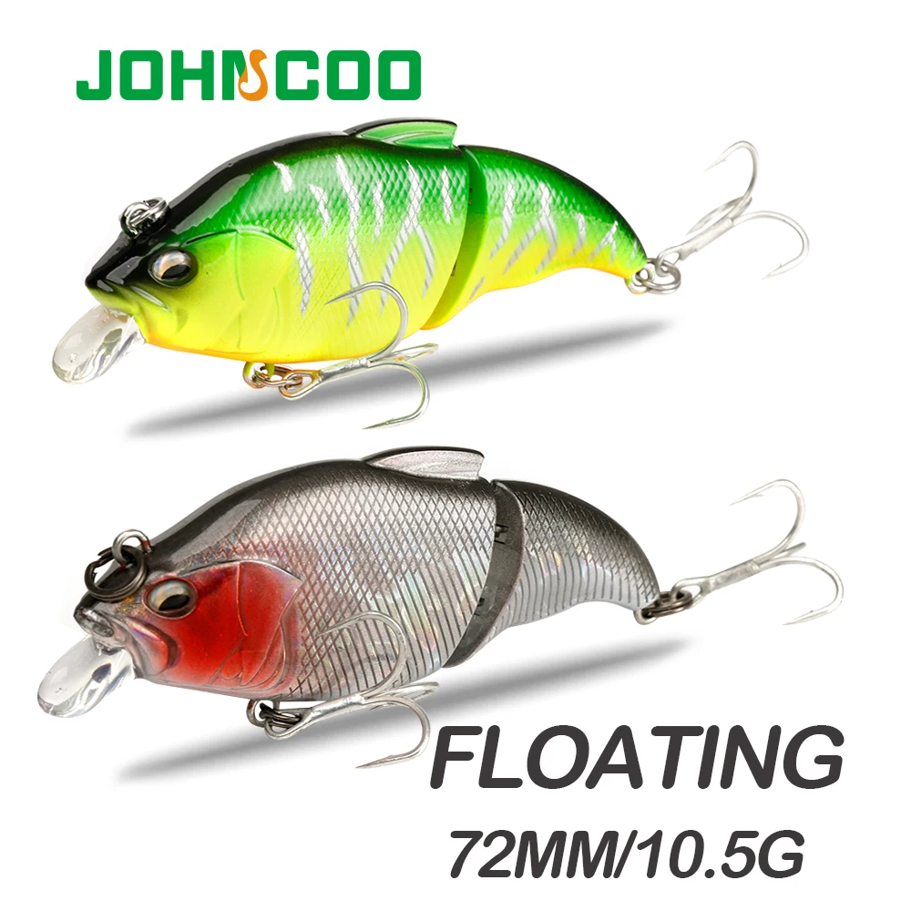JOHNCOO72mmFishingLureFloatingVIBVibration105gHardBait