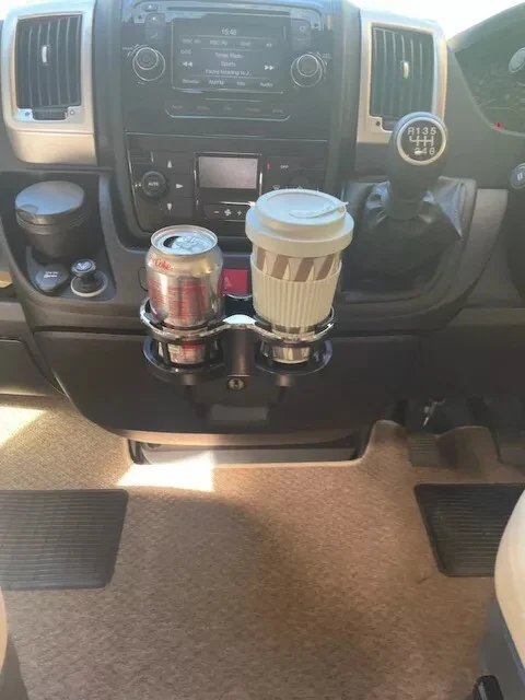 1set Auto Tasse Halter Für Peugeot Boxer Fiat Ducato Citroen Relais (2006-2023) universal Trinken Tasse Halter Multi-Funktionale Halterung – Detail 7