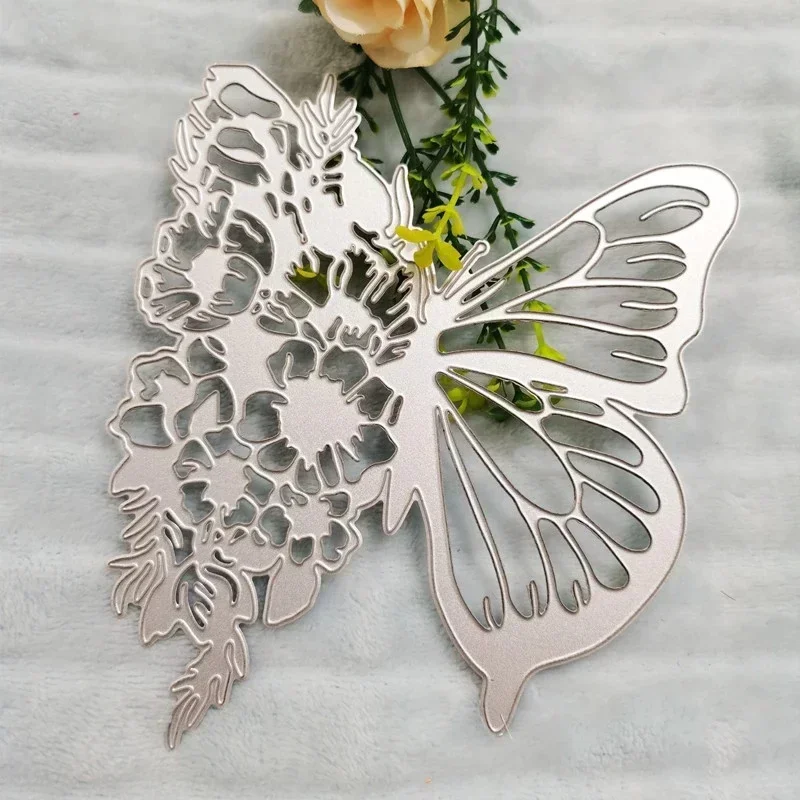 Creative Cartoon Butterfly Diy Mold Black Metal Cutting Dies Album Paper Cards Ornament Crafts Embossing Die Cuts Home Supplies