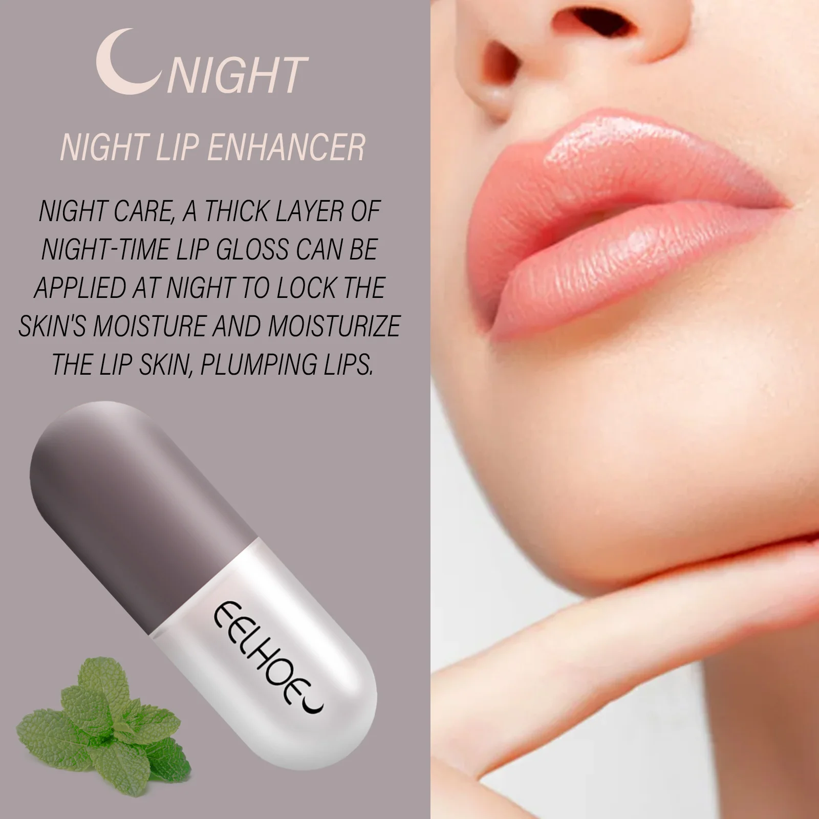 Lip Balm EELHOE Lip Balm Moisturizing Anti Cracking Lip Hydrating Long Lasting Anti-drying Repair Lines Increase Elasticity Lipstick