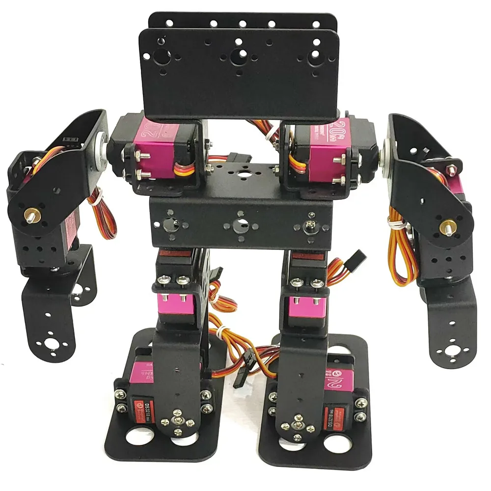 DIY 8 DOF biped humanoid robot+8 servo robot kit Educational servo