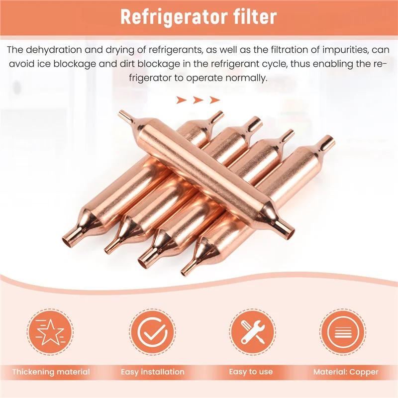 20X Refrigeration Filters 115 X18mm Refrigerator Filter Dryer Accessories Refrigeration-A54Q 4