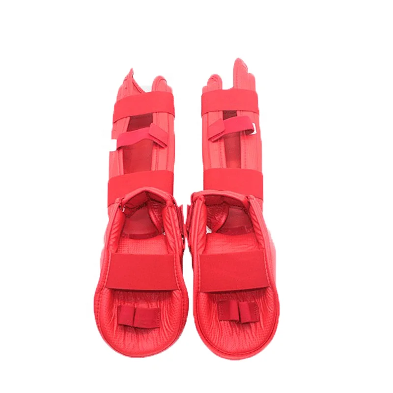 Karate leg guard MMA karate Gloves Leg Shin Guard Hand Palm Foot Protector Women Bands Karate foot guard Unisex Adult Kids