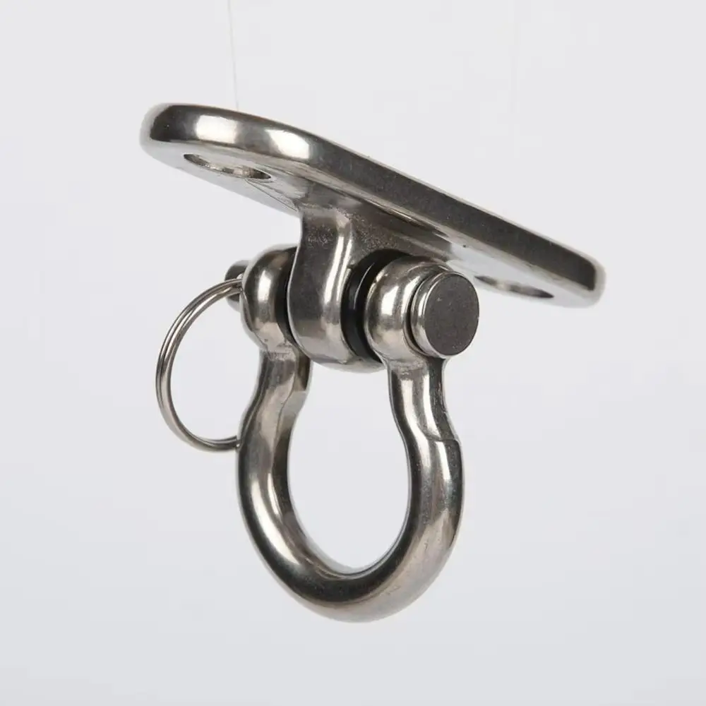 360 Rotating Swing Hangers Set 304 Stainless Steel Hanging Brackets Hammock Chair Hooks Ceiling Wall Mount Heavy Duty