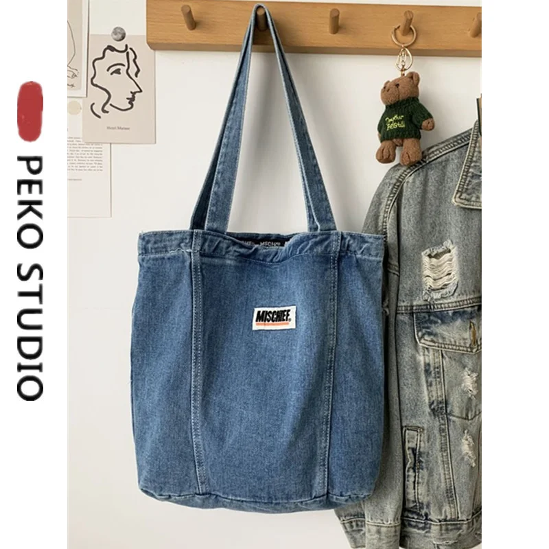 Fashion Denim Handbag for Women 2023 Trendy Vintage Totes Bag Female Small  Underarm Bags Casual Retro Mini Shoulder Bag - AliExpress