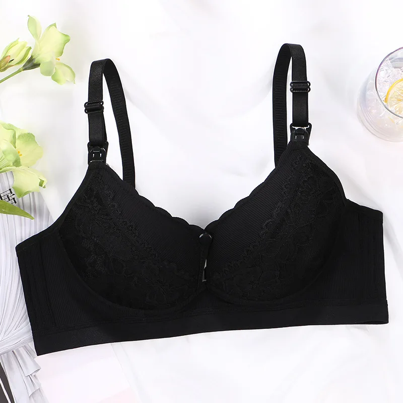 Women's Comfortable Nursing Maternity Bra For All Seasons  Push-up  Postpartum  No Underwire Breastfeeding Underwear 6