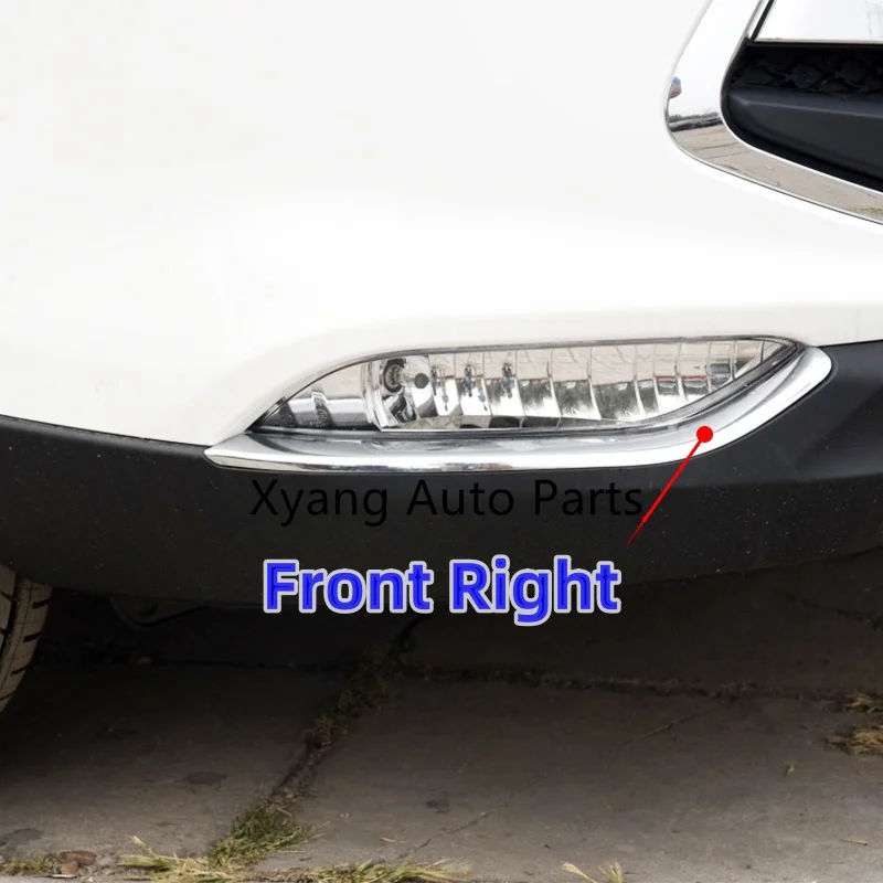 Fog Light Frame Silver Strip Front Bumper Plating Strip For JAC Refine S3 JS3 JAC T50
