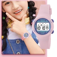 OHSEN Kids Sport Watches 30M Waterproof Pink Silicone Electronic Wristwatch Stopwatch Children Digital Watch For Boys Girls
