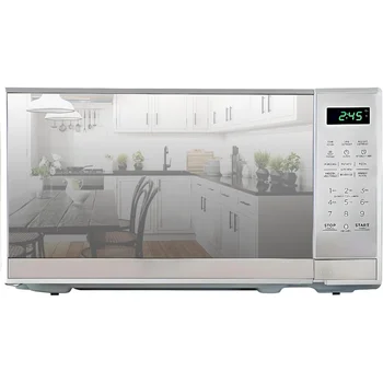 0.7 Cu Ft Microwave Oven - Stainless Steel Compact Style Microondas, Smart Countertop Kitchen Appliance With Digital Touch 1