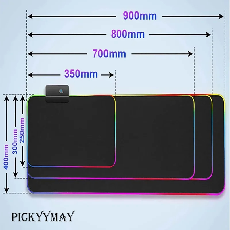 Red Dead Redemption Rgb Mousepad Jogo Grande Rgb Mouse Pad Grande Led Tapete do Mouse Gamer Esteira de Mesa Computador Teclado - Imagem 5
