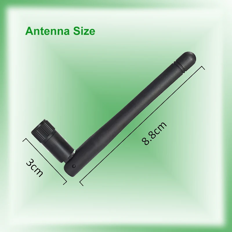 Eoth 5pcs 5.8GHZ 2.4GHZ 안테나 3dBi SMA 남성 20cm wifi 라우터 용 4 세대 소형 커넥터 케이블 zigbee bluetooth antene