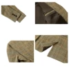 Men's Tweed Norfolk Jacket Safari Style Vintage England Suit 6